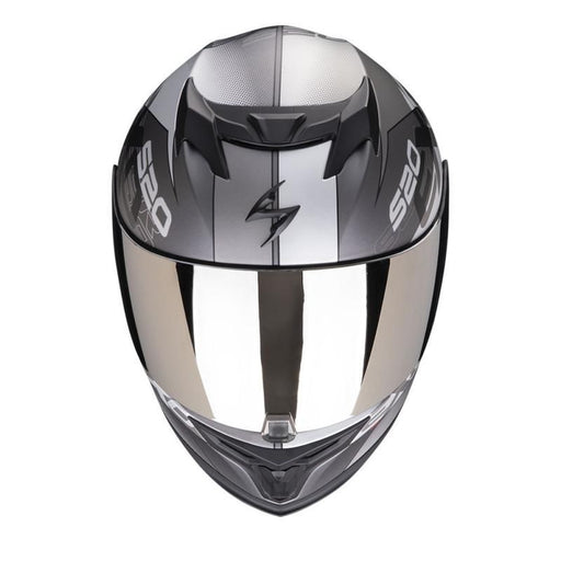 SCORPION EXO 520 EVO COVER BLK/SIL Full Face Helmets Scorpion    - CorsaStradale.co.uk