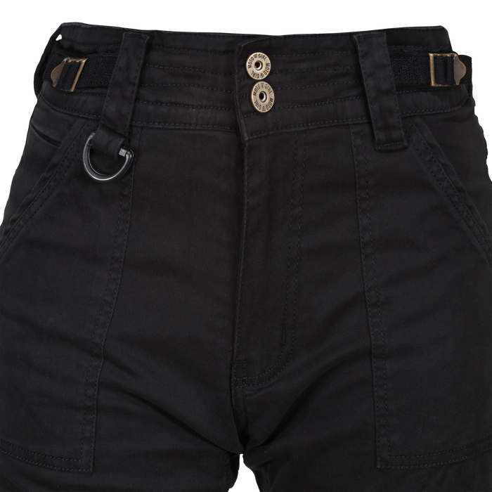 MotoGirl Lara Cargo Black Trousers aramid jeans & leggings MotoGirl    - CorsaStradale.co.uk