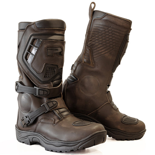 RICHA COLT BOOT LONG BROWN Waterproof Boots Richa    - CorsaStradale.co.uk