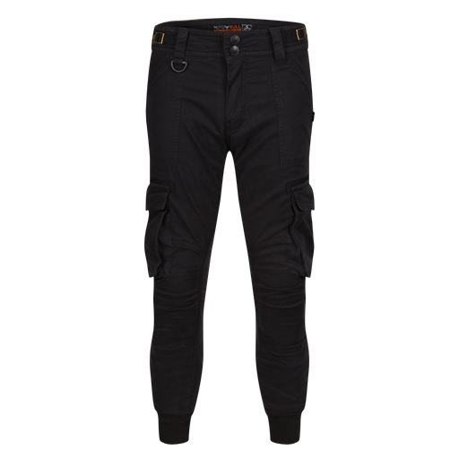 MotoBull Ryan Cargo Black Trousers aramid jeans & leggings MotoGirl S/UK32   - CorsaStradale.co.uk