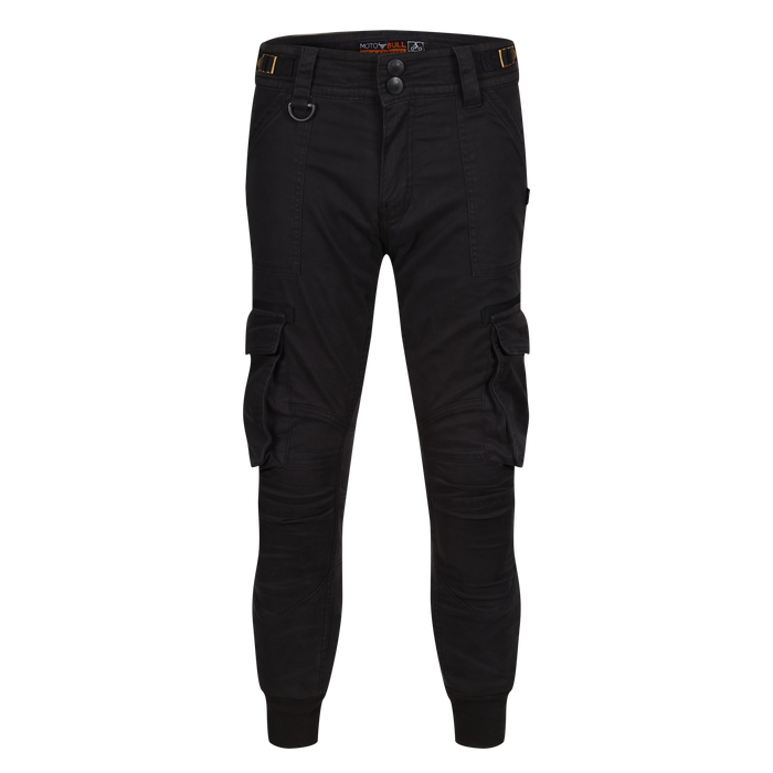 MotoBull Ryan Cargo Black Trousers aramid jeans & leggings MotoGirl S/UK32   - CorsaStradale.co.uk