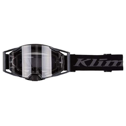 KLIM RAGE OFF-ROAD GOGGLE MX Helmets KLIM BLACK CLEAR LENS   - CorsaStradale.co.uk