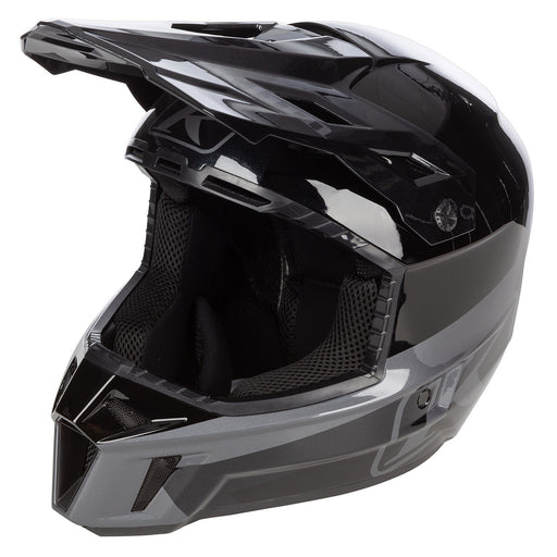 KLIM F3 ECE Elevate Black/Asphalt MX Helmets KLIM M Black Asphalt  - CorsaStradale.co.uk