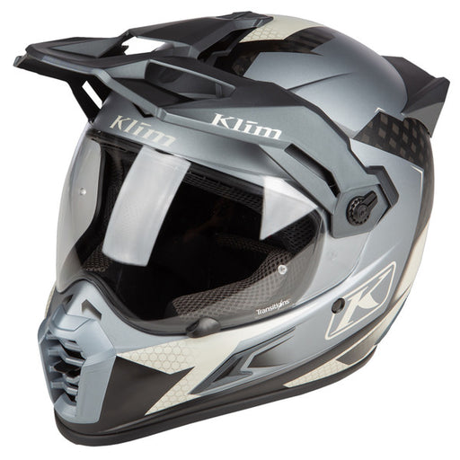 KLIM Krios Pro Charger Helmet ECE Adventure Helmets KLIM S Charger Gray  - CorsaStradale.co.uk