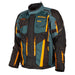 KLIM Badlands Pro Gore-Tex Textile Jacket Textile Jackets Klim S PETROL - STRIKE ORANGE  - CorsaStradale.co.uk