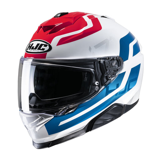 HJC Enta MC21SF White Red Blue Full Face Helmets HJC XS   - CorsaStradale.co.uk