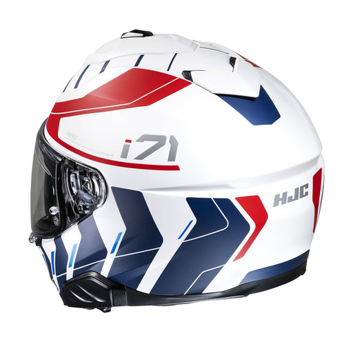 HJC I71 Simo MC21SF White Red Blue Full Face Helmets HJC    - CorsaStradale.co.uk