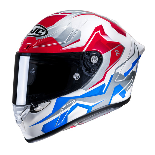 HJC RPHA 1 Nomaro MC21 White Red Blue Full Face Helmets HJC XS   - CorsaStradale.co.uk