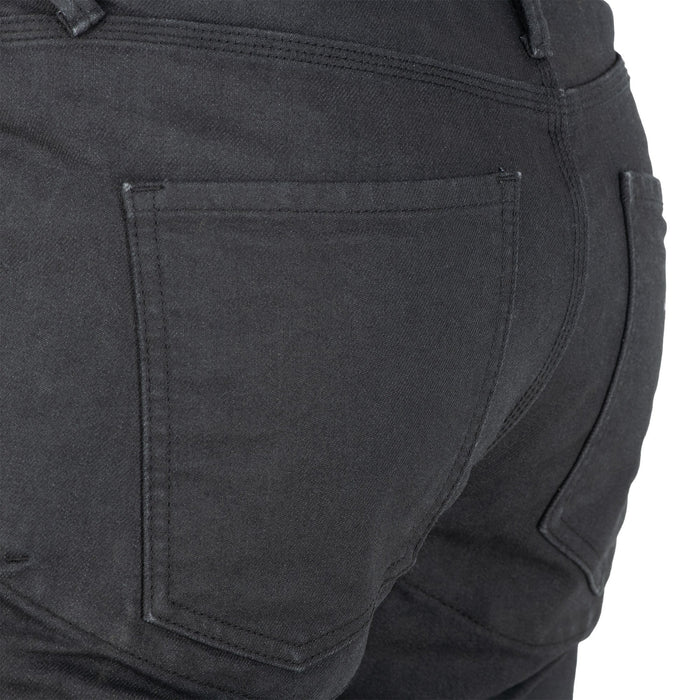Original Approved AAA Jean Slim MS Black Reg Textile Pants Oxford    - CorsaStradale.co.uk