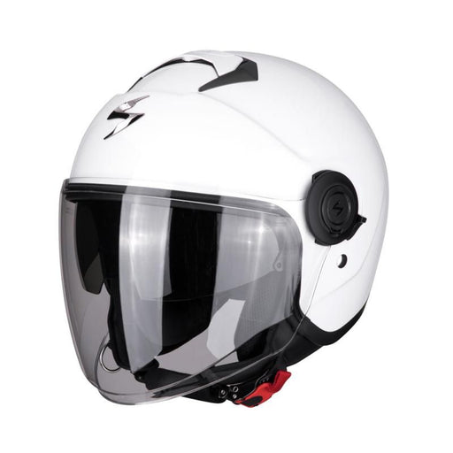 SCORPION EXO CITY GLOSS WHITE Open Face Helmets Scorpion XS   - CorsaStradale.co.uk