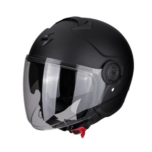 SCORPION EXO CITY MATT BLACK Open Face Helmets Scorpion XS   - CorsaStradale.co.uk