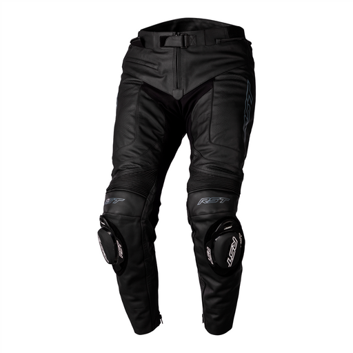 RST S1 CE MENS LEATHER PANTS Leather Pants RST 28 Black  - CorsaStradale.co.uk