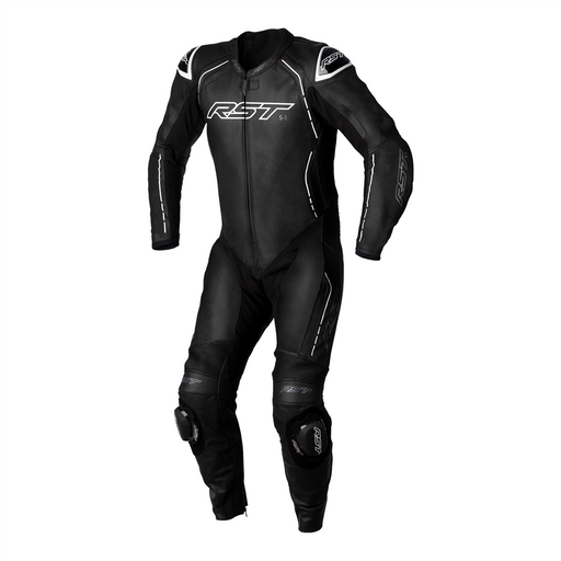 RST S1 CE MENS LEATHER SUIT 1Pc Leather Race Suit RST UK 38 Black/White  - CorsaStradale.co.uk