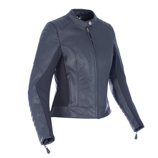 Oxford Beckley Women's Leather Jacket Black Leather Jackets Oxford 10   - CorsaStradale.co.uk