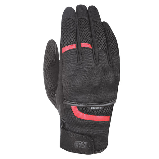 Oxford Brisbane Air Short Gloves Tech Black Gloves Oxford XS   - CorsaStradale.co.uk
