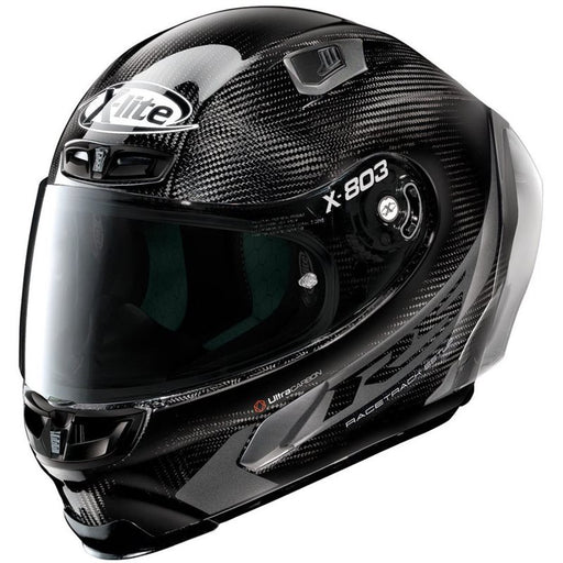 X-Lite – X-803 U.C RS Hot Lap Black Full Face Helmets X-Lite XS   - CorsaStradale.co.uk
