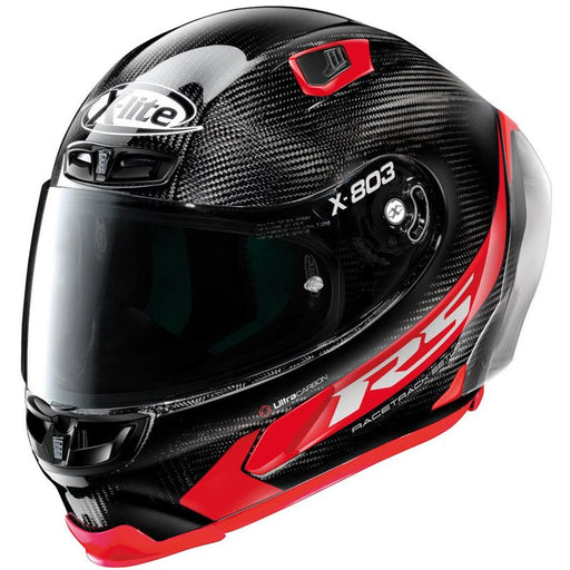 X-Lite – X-803 U.C RS Hot Lap Red Full Face Helmets X-Lite XS   - CorsaStradale.co.uk