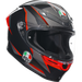 AGV K6-S SlashCut BlkGreyRed Full Face Helmets AGV XS   - CorsaStradale.co.uk