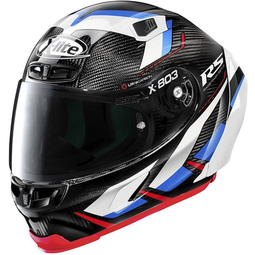 X-Lite – X-803 U.C RS MOTORMASTER WhiteBlueRed Full Face Helmets X-Lite XS   - CorsaStradale.co.uk