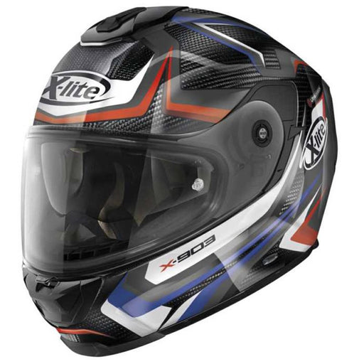 X-Lite X-903 Ultra Carbon Warm Flash Blue Full Face Helmets X-Lite XS   - CorsaStradale.co.uk