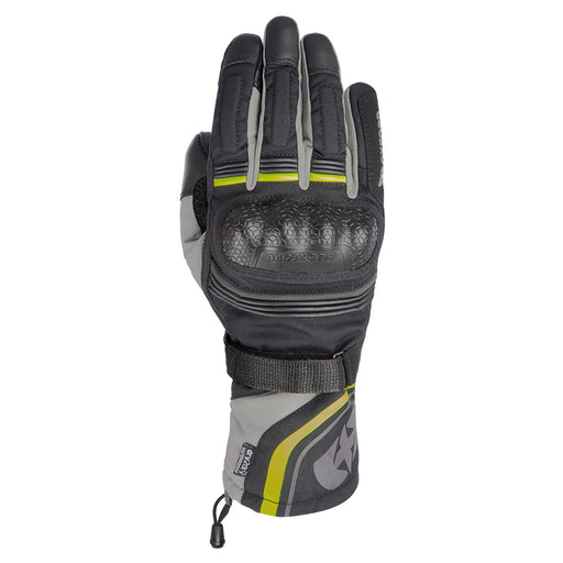 Oxford Montreal 4.0 MS Dry2Dry Glove Black Grey & Fluo Gloves Oxford XS   - CorsaStradale.co.uk