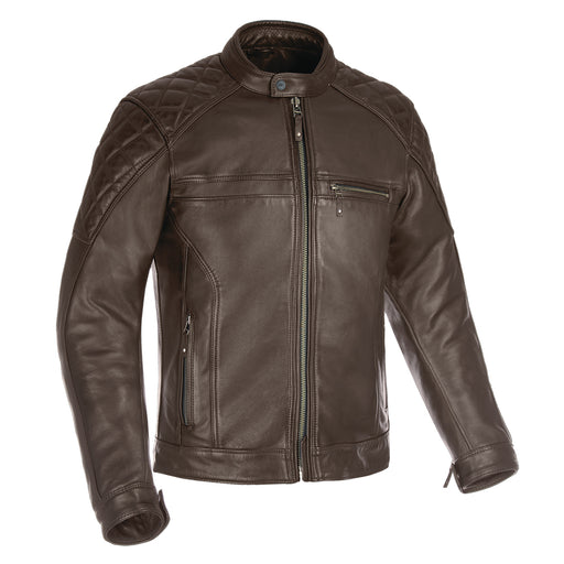 Oxford Route 73 2.0 MS Jacket Brown Leather Jackets Oxford S   - CorsaStradale.co.uk