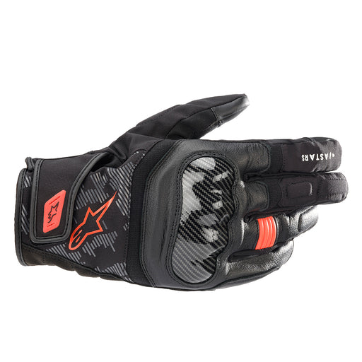 Alpinestars SMX Z Drystar Gloves Black Red & Fluo Gloves Alpinestars S   - CorsaStradale.co.uk