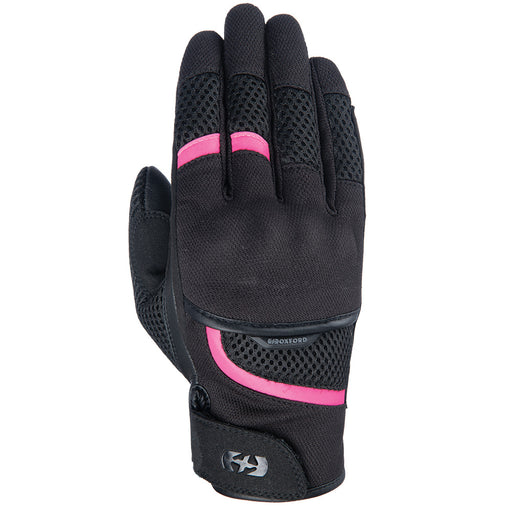 Oxford Brisbane WS Glove Black/Pink Gloves Oxford XS   - CorsaStradale.co.uk