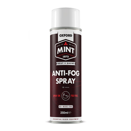 Oxford Mint Antifog Spray 250ml Motorcycle & kit Care Mint    - CorsaStradale.co.uk