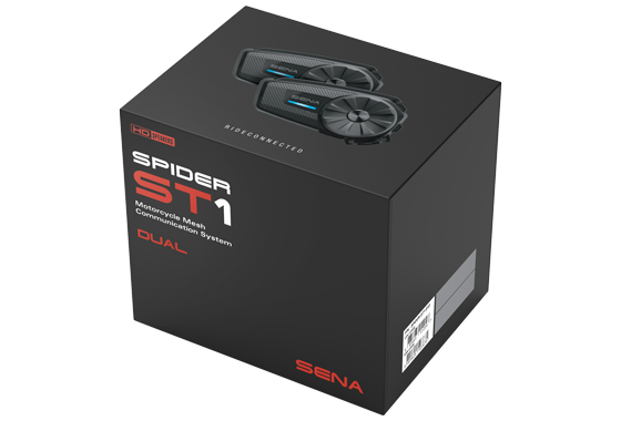 Sena Spider ST1 Mesh Intercom Dual Pack Intercoms Sena    - CorsaStradale.co.uk