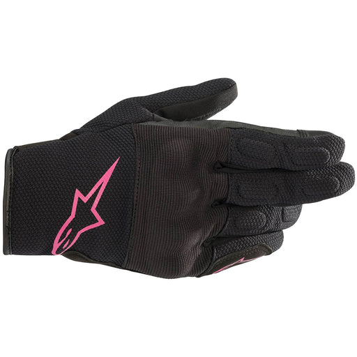 Alpinestars Stella S Max Drystar Gloves Black & Fuchsia Gloves Alpinestars XS   - CorsaStradale.co.uk