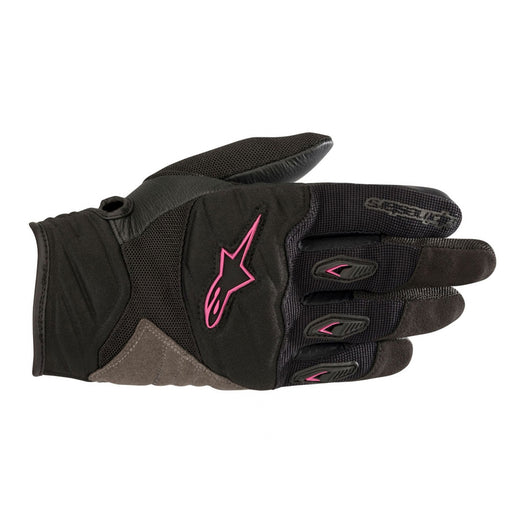 Alpinestars Stella Shore Gloves Black & Fuchsia Gloves Alpinestars XS   - CorsaStradale.co.uk