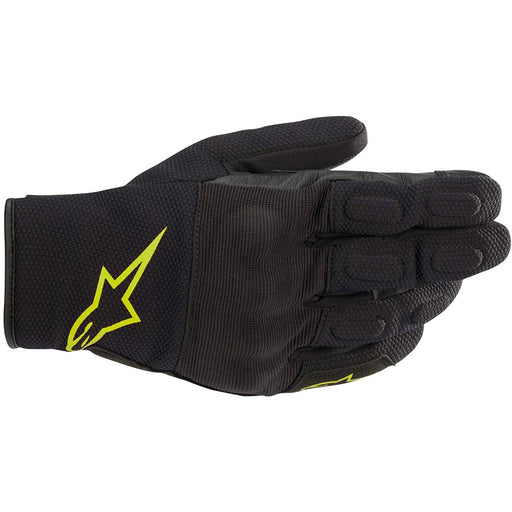 Alpinestars S Max Drystar Gloves Black & Yellow Fluo Gloves Alpinestars S   - CorsaStradale.co.uk
