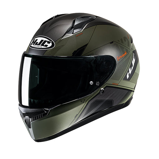 HJC C10 Inka MC7SF Orange Full Face Helmets HJC XS   - CorsaStradale.co.uk