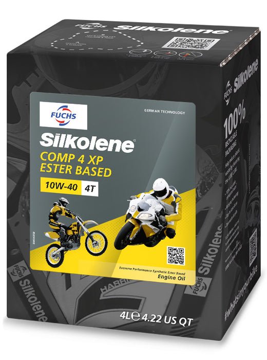 Silkolene Comp 4 10w/40 XP Silkolene Oil Silkolene 1 LTR   - CorsaStradale.co.uk