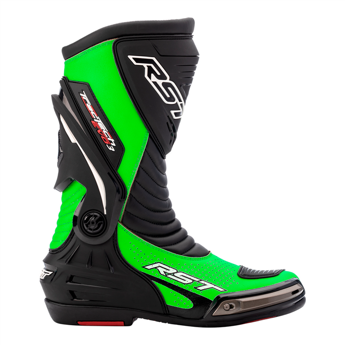 RST TRACTECH EVO III SPORT CE MENS BOOT Race Boots RST 41 Green  - CorsaStradale.co.uk