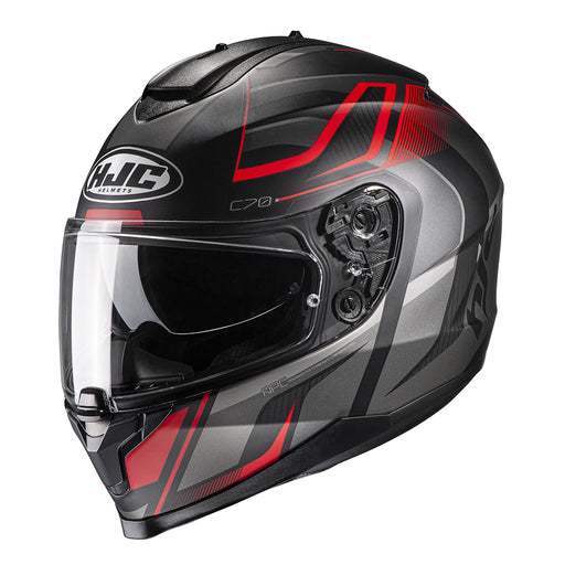 HJC C70 Lantic MC1SF Red Full Face Helmets HJC XS   - CorsaStradale.co.uk