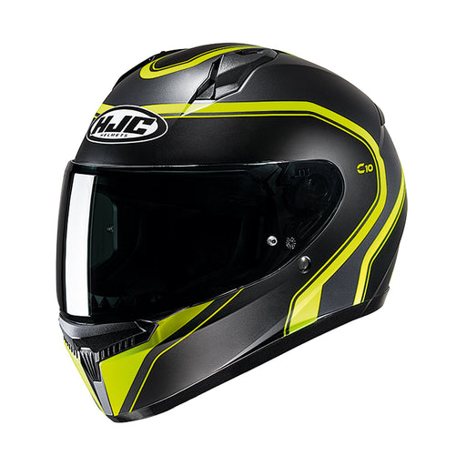 HJC C10 Inka MC3H Yellow Full Face Helmets HJC XS   - CorsaStradale.co.uk
